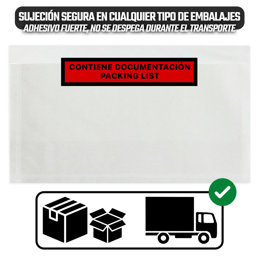 PACKING LIST 180x140 - Sobres portadocumentos