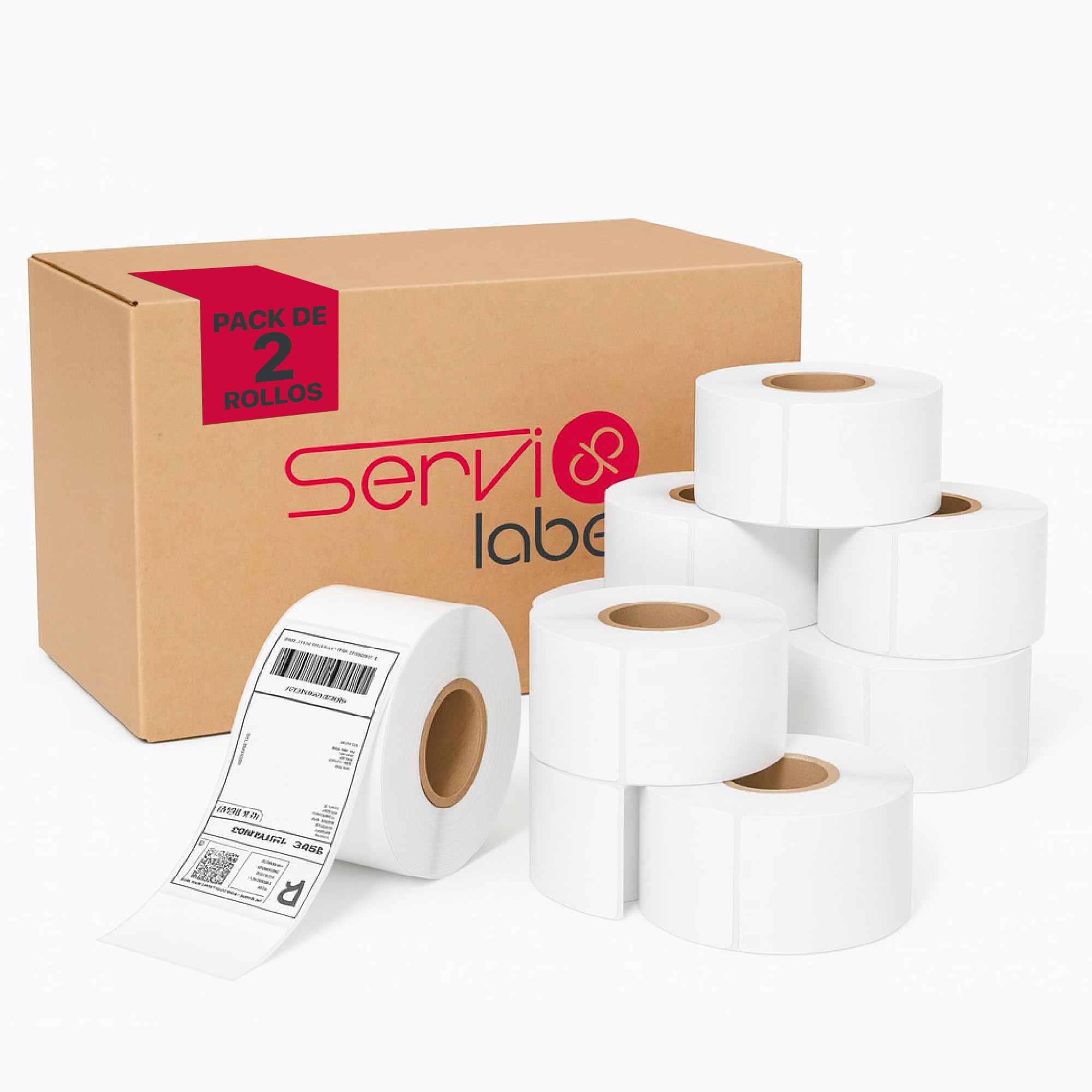 ETIQUETAS TÉRMICAS adhesivas universales 100 x 150 mm