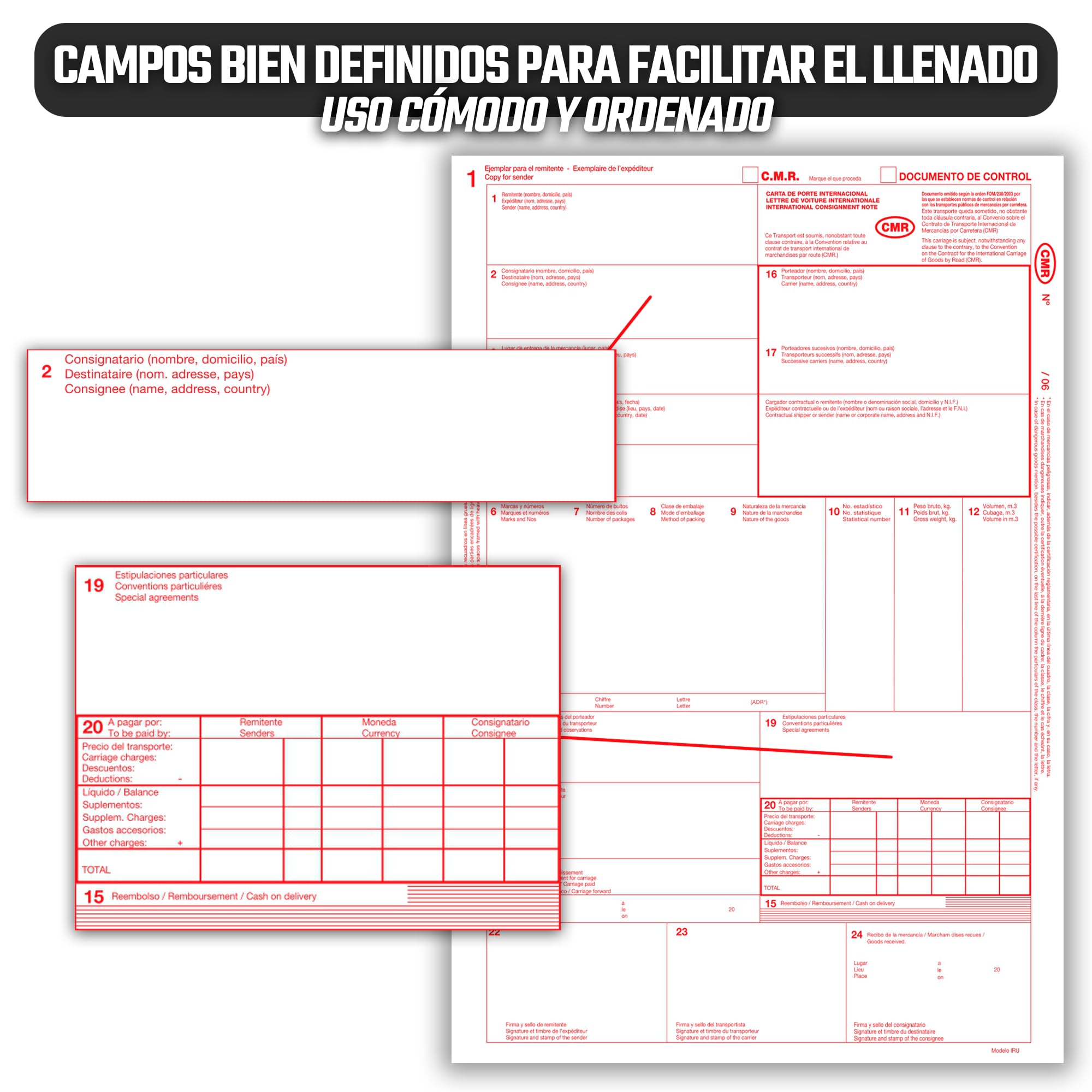 CMR Y DOCUMENTO DE CONTROL