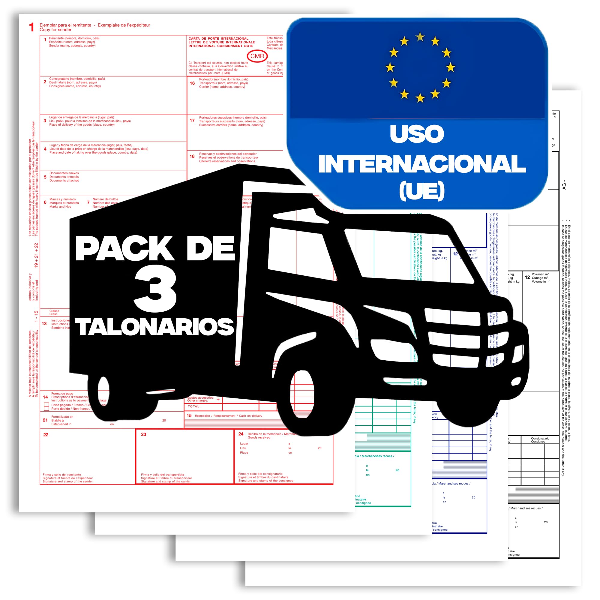 CMR para TRANSPORTE INTERNACIONAL