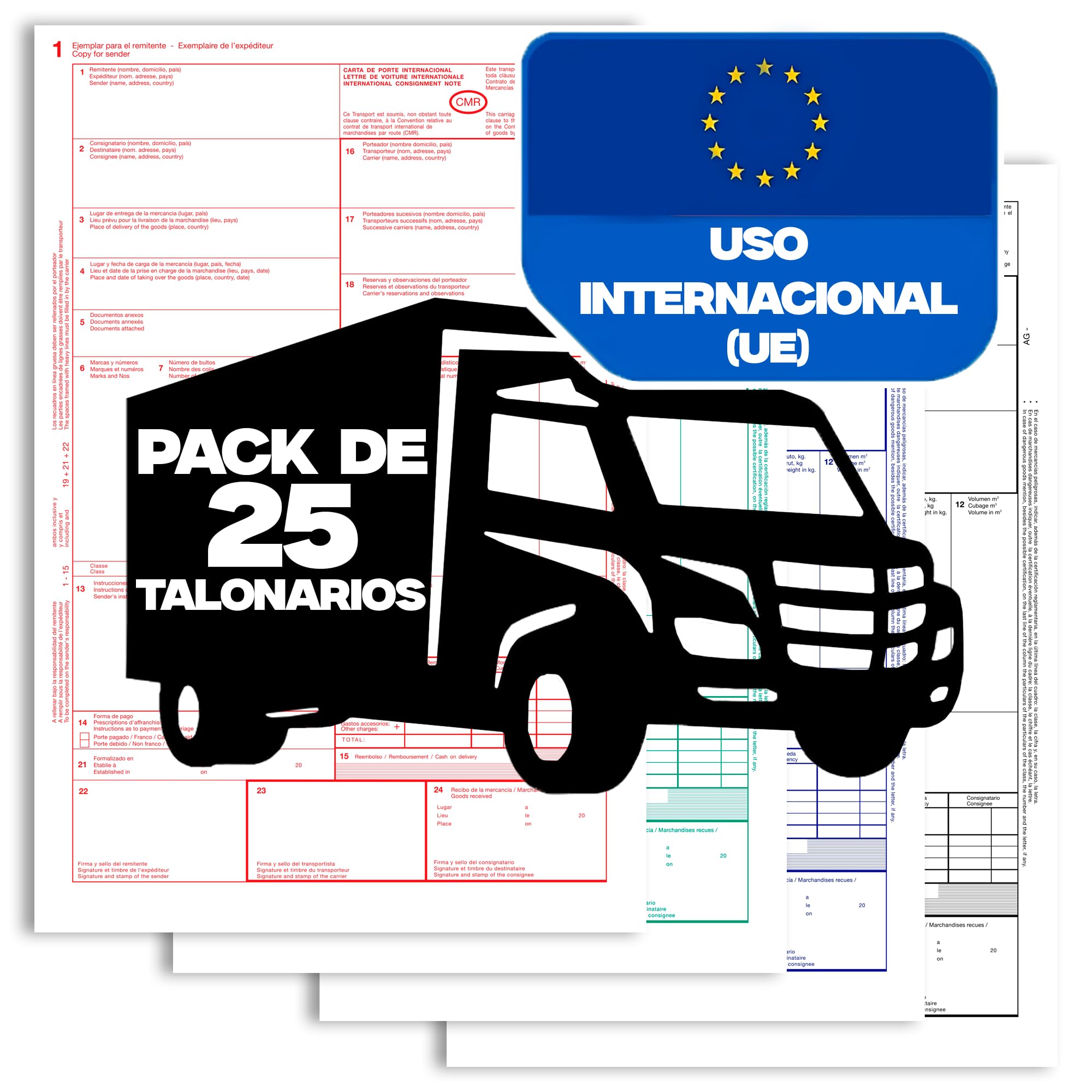 CMR para TRANSPORTE INTERNACIONAL